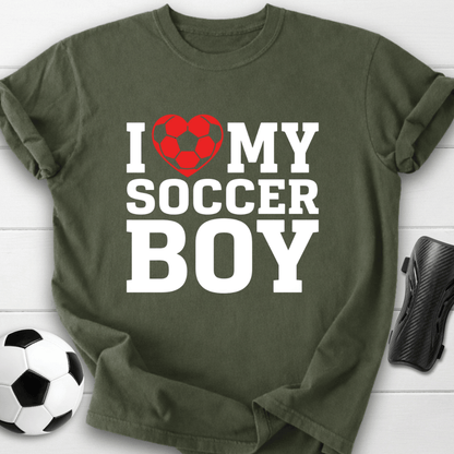 I Love My Soccer Boy T-Shirt