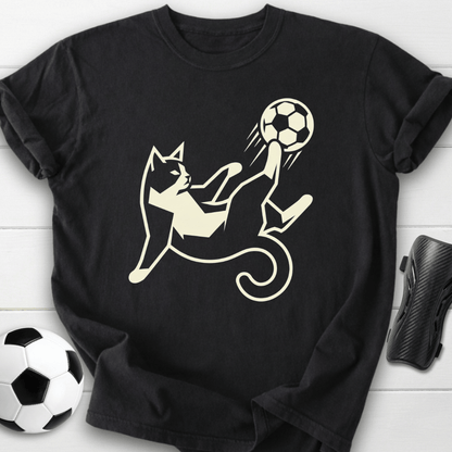 Soccer Cat Kick T-Shirt