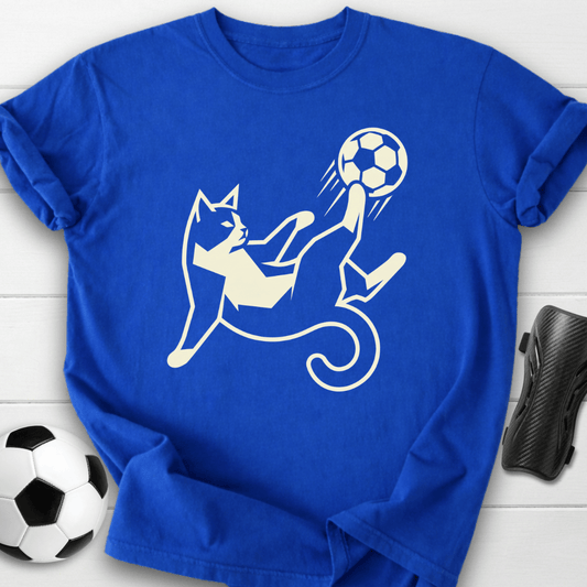 Soccer Cat Kick T-Shirt