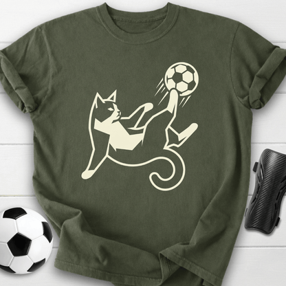 Soccer Cat Kick T-Shirt