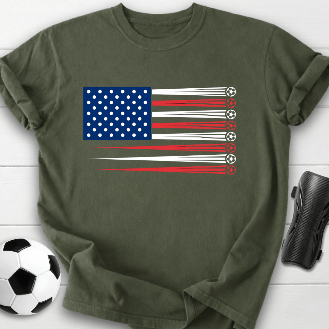 USA Soccer Flag T-Shirt