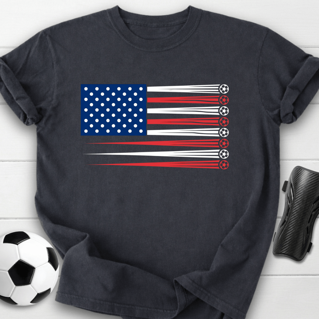 USA Soccer Flag T-Shirt