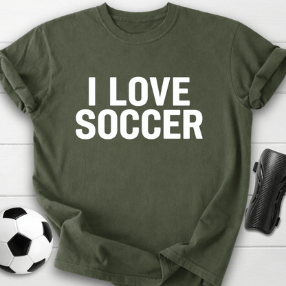 I Love Soccer T-Shirt