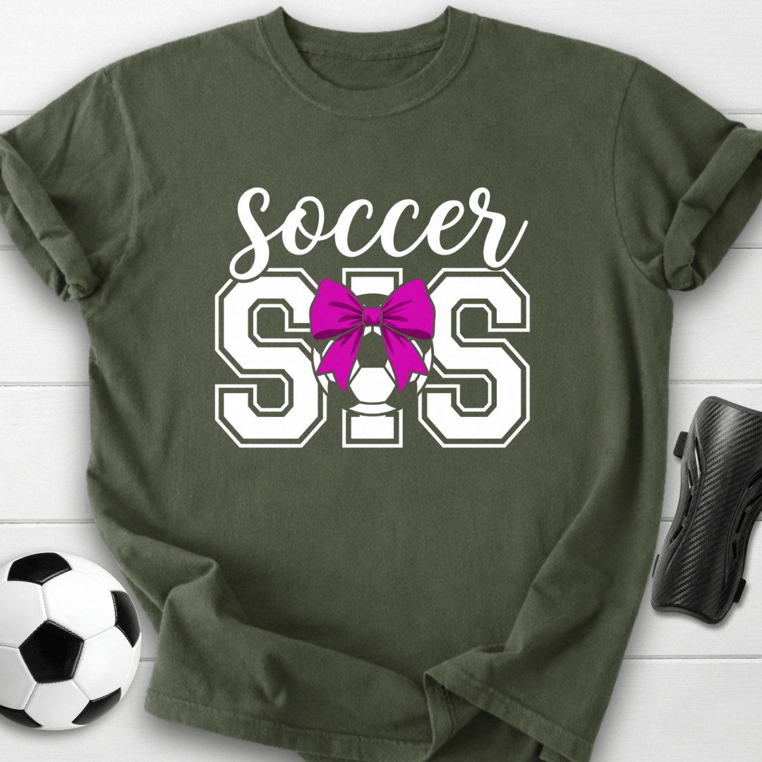 Soccer Sis Bow T-Shirt