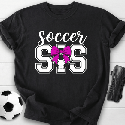 Soccer Sis Bow T-Shirt