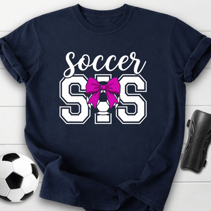Soccer Sis Bow T-Shirt