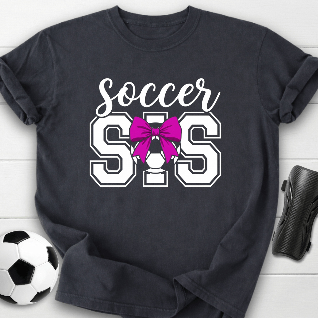 Soccer Sis Bow T-Shirt