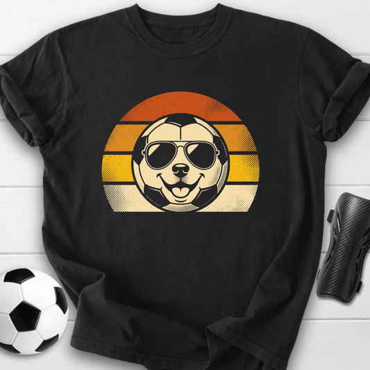 Cool Dog Soccer Ball T-Shirt
