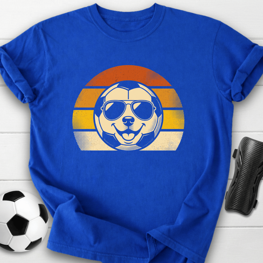 Cool Dog Soccer Ball T-Shirt
