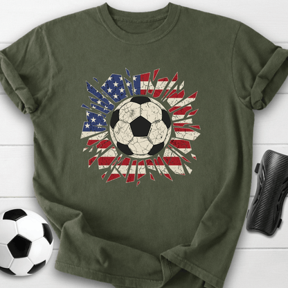 American Soccer Ball T-Shirt