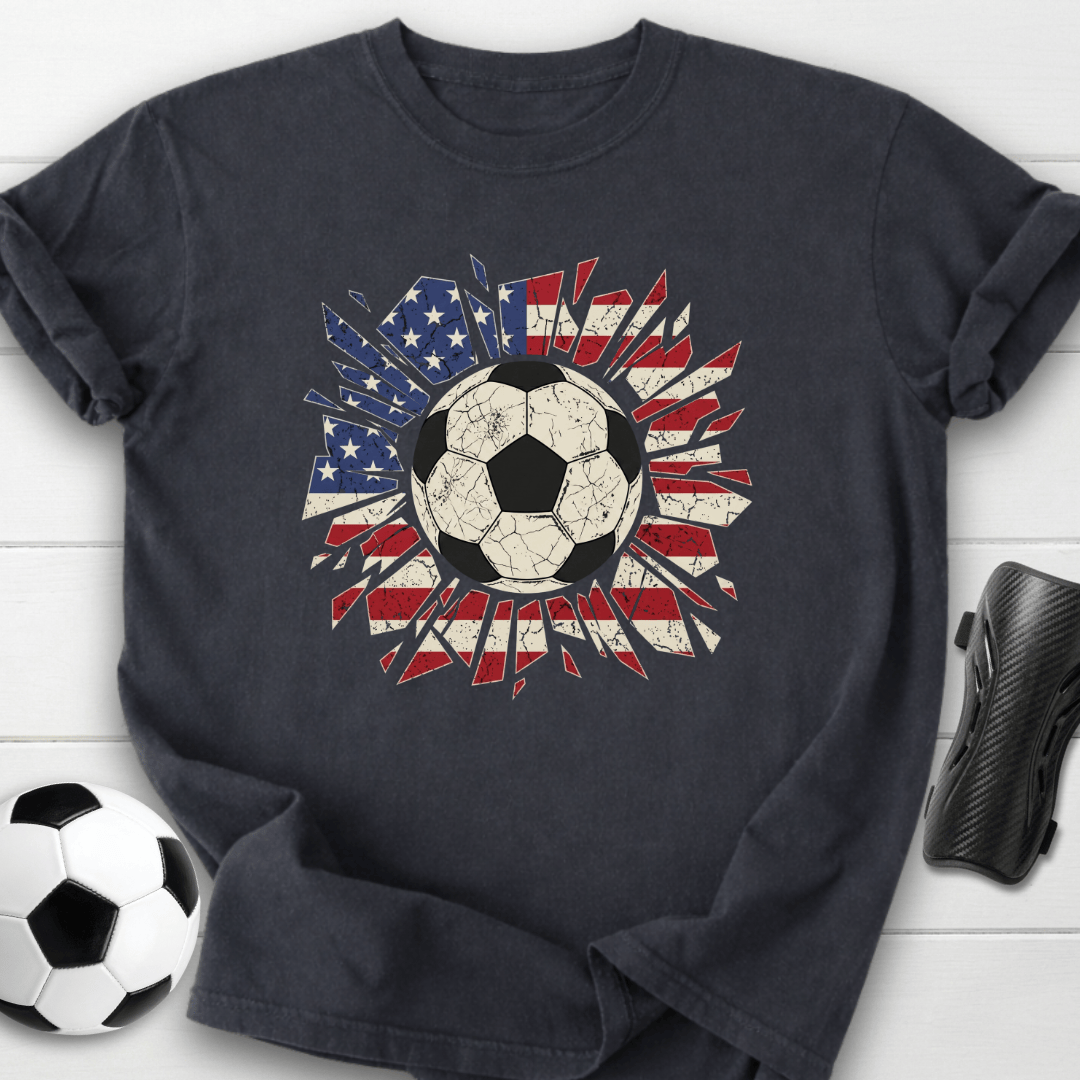 American Soccer Ball T-Shirt