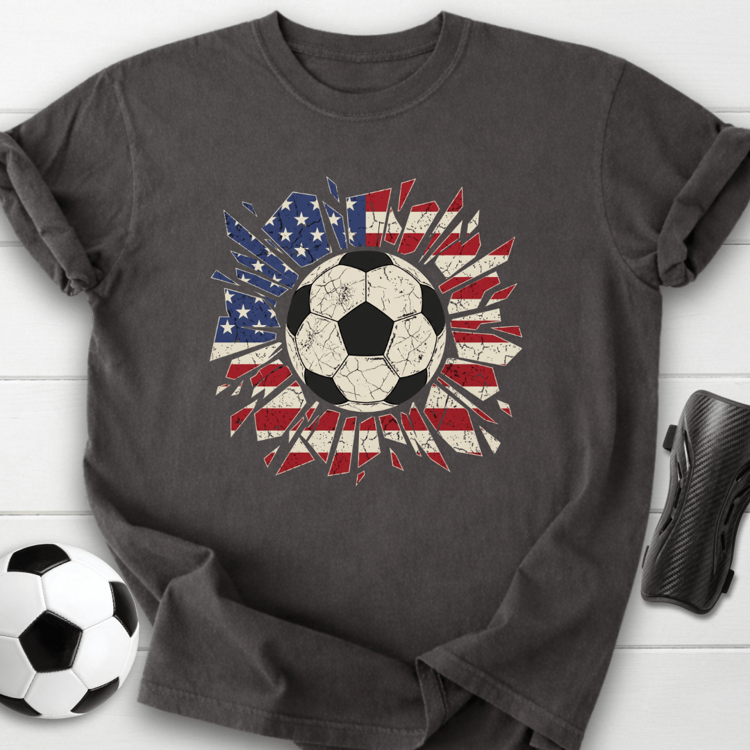 American Soccer Ball T-Shirt
