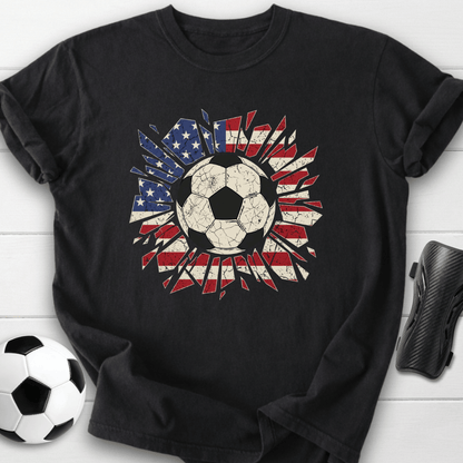 American Soccer Ball T-Shirt