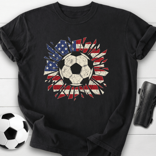 American Soccer Ball T-Shirt