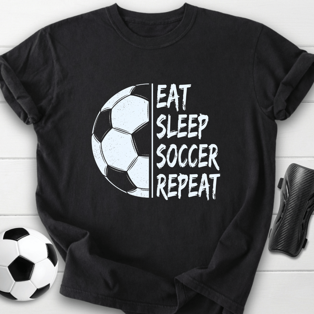 Eat Sleep Soccer Repeat T-Shirt