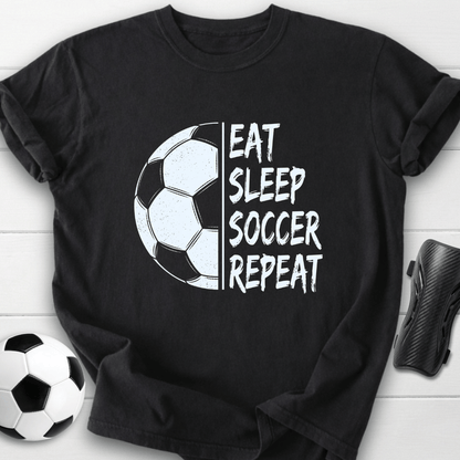 Eat Sleep Soccer Repeat T-Shirt
