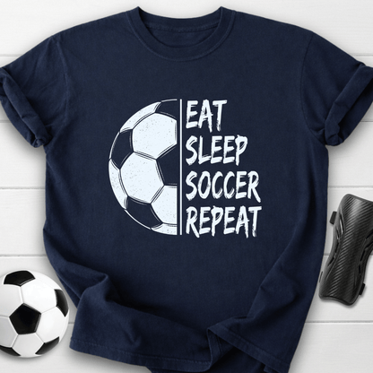 Eat Sleep Soccer Repeat T-Shirt