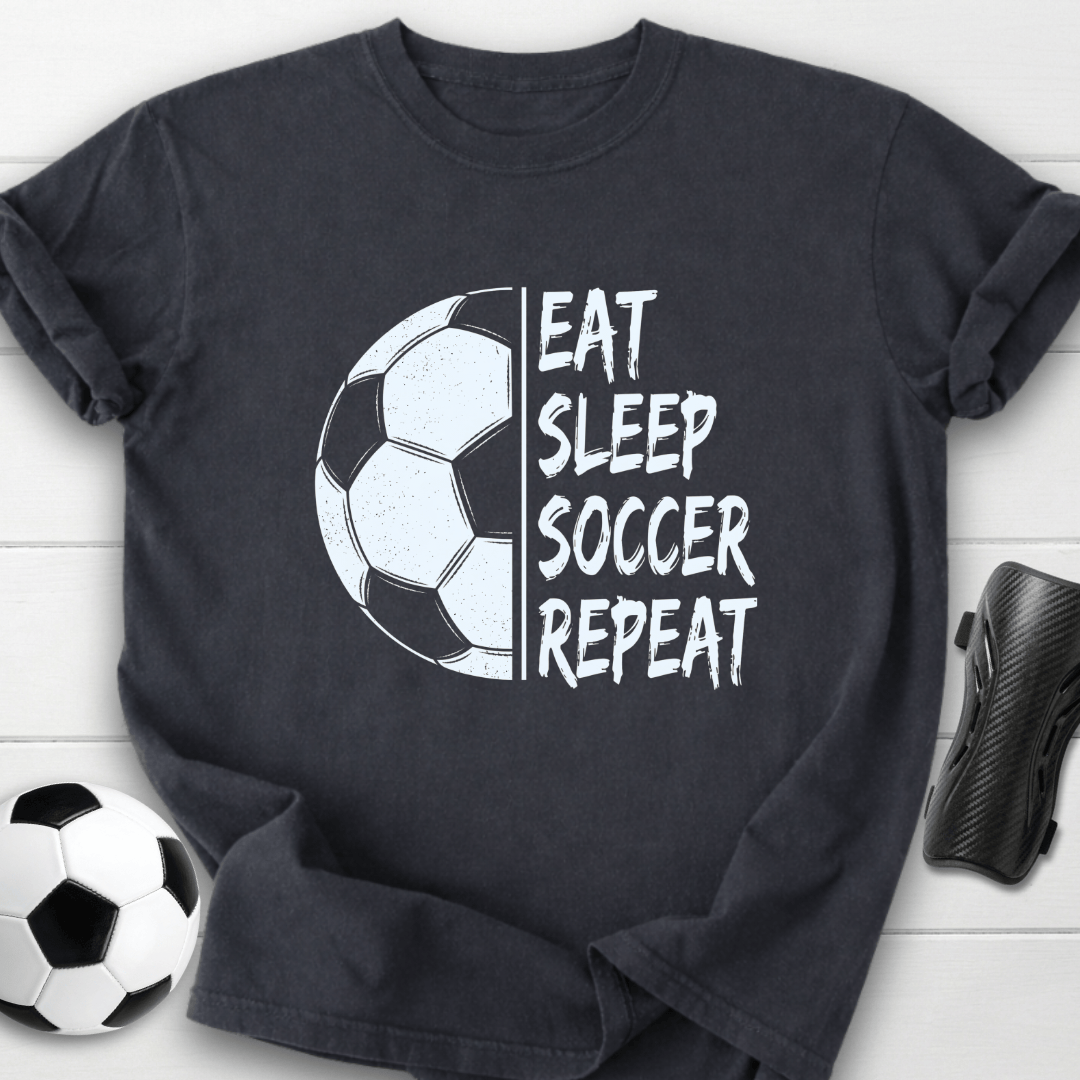 Eat Sleep Soccer Repeat T-Shirt