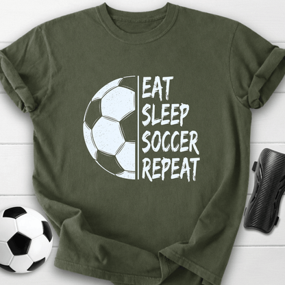 Eat Sleep Soccer Repeat T-Shirt