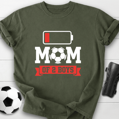Mom Of 2 Boys T-Shirt