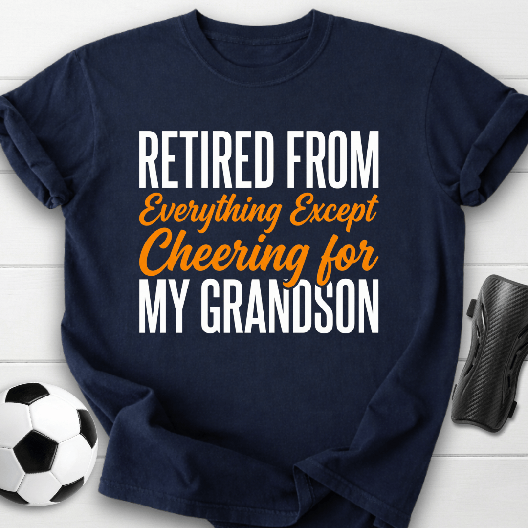 Retired Cheering Grandma T-Shirt