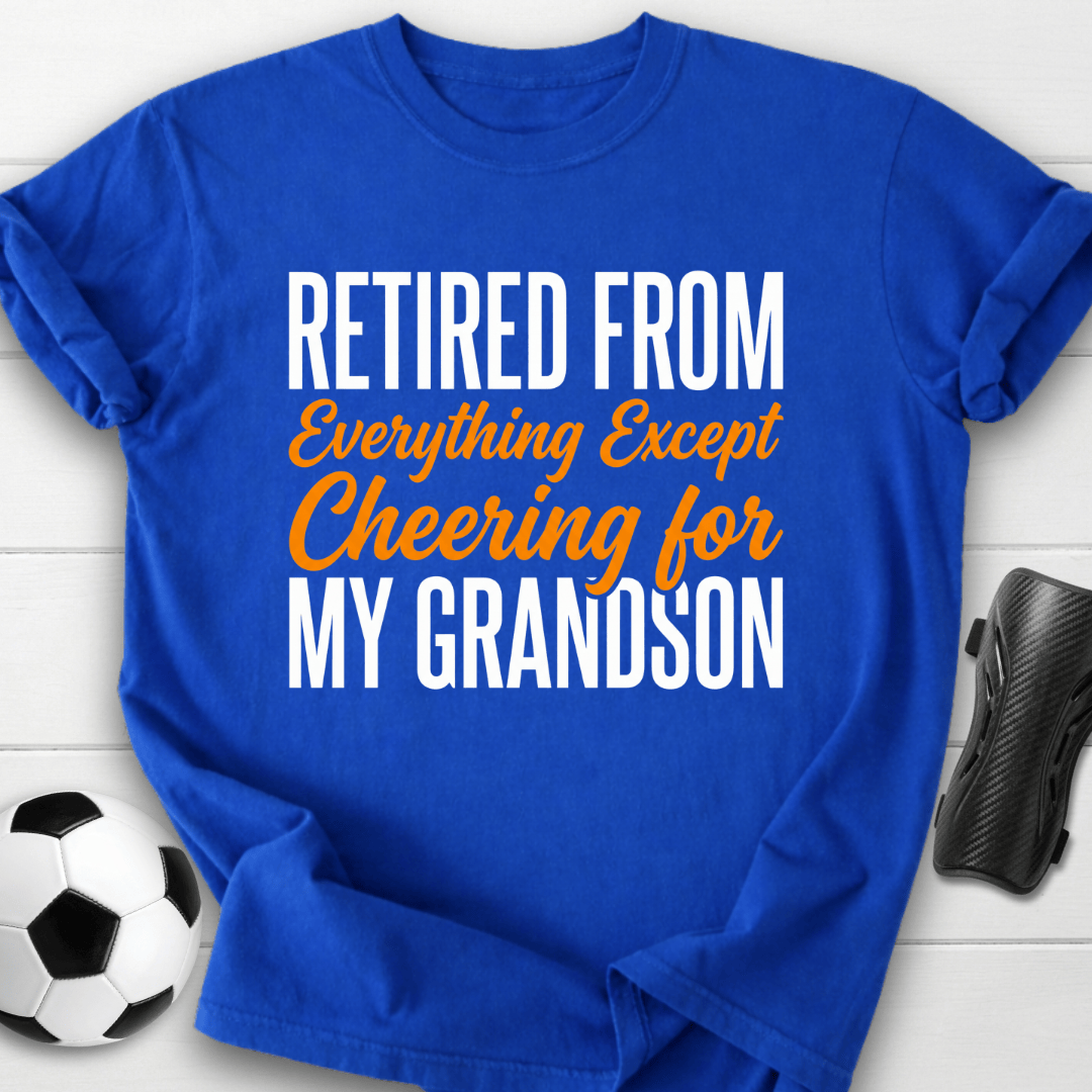 Retired Cheering Grandma T-Shirt