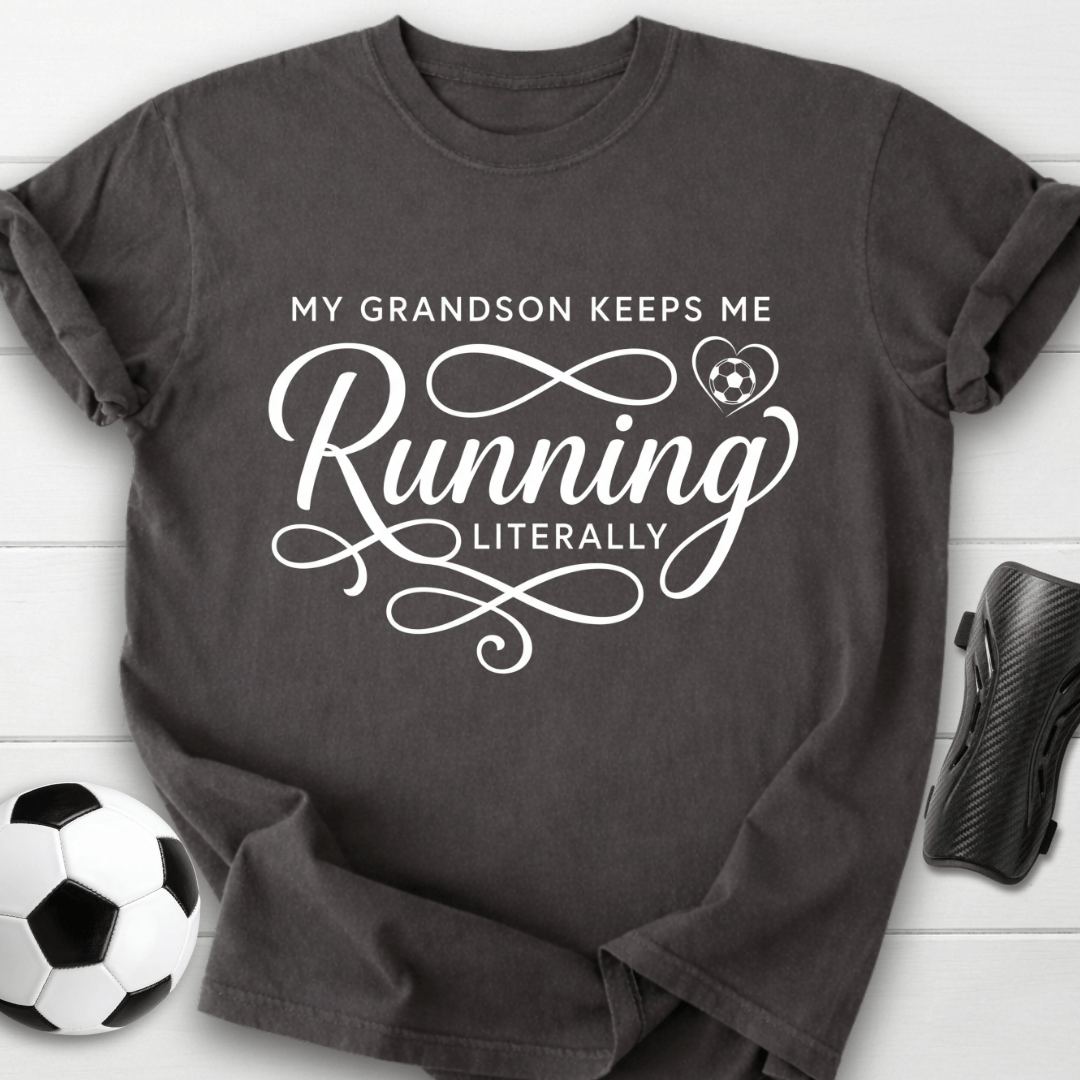 Grandson Keeps Me Running T-Shirt