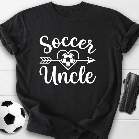 Soccer Uncle Heart & Arrow T-Shirt