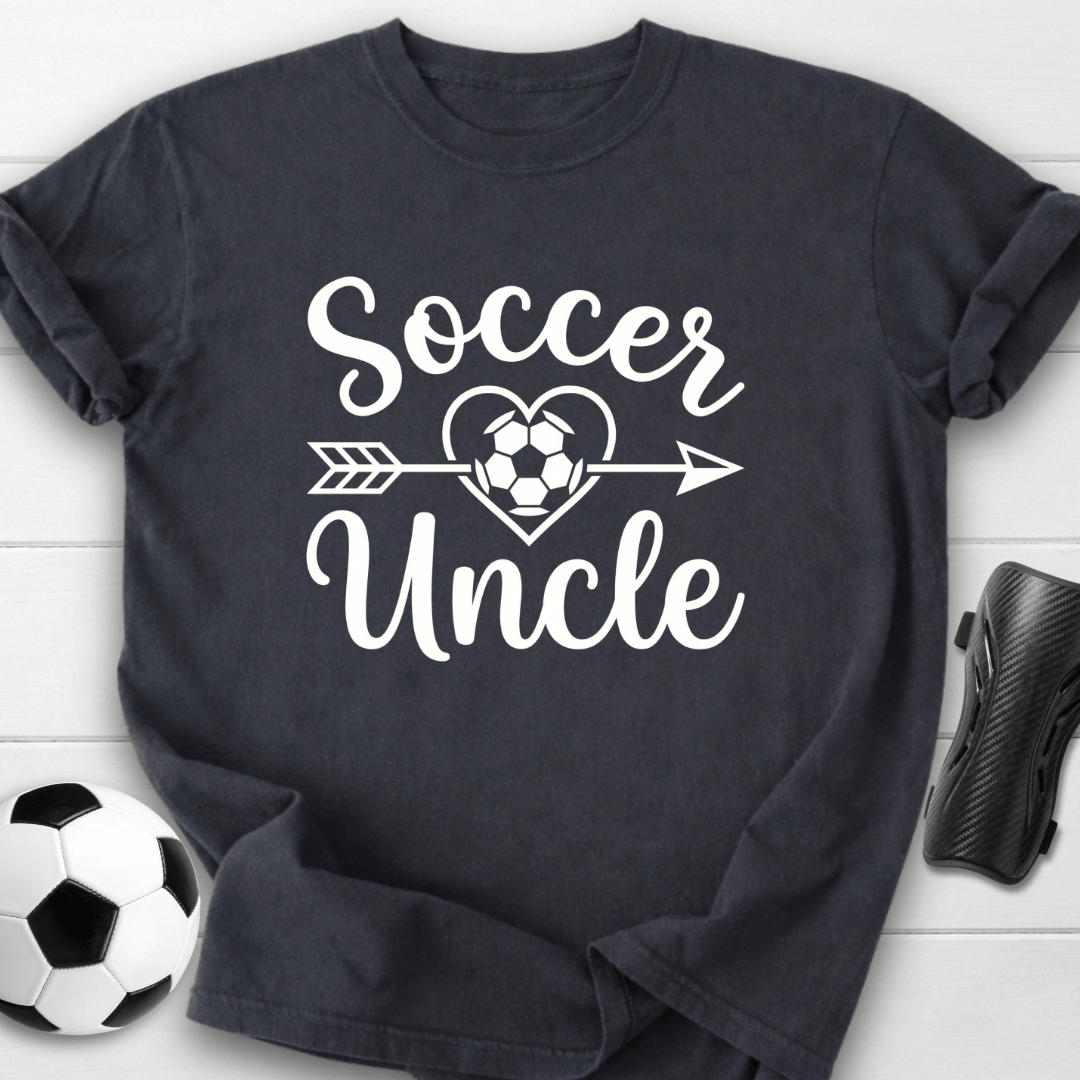 Soccer Uncle Heart & Arrow T-Shirt