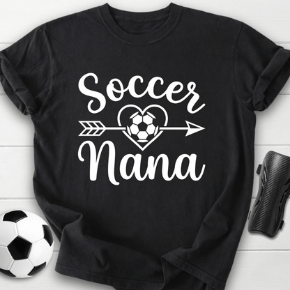 Soccer Nana Heart & Arrow T-Shirt