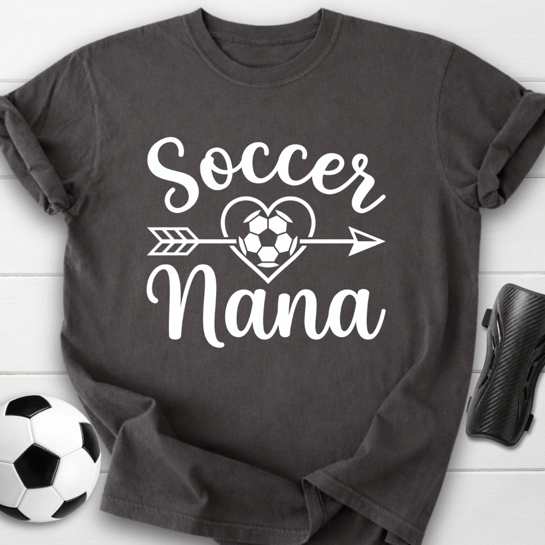 Soccer Nana Heart & Arrow T-Shirt