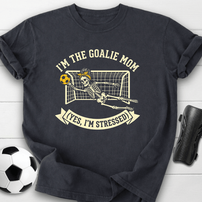Goalie Mom Stressed T-Shirt