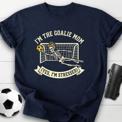 Goalie Mom Stressed T-Shirt