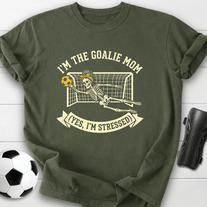 Goalie Mom Stressed T-Shirt