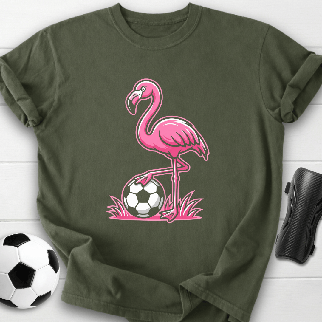 Flamingo Soccer T-Shirt