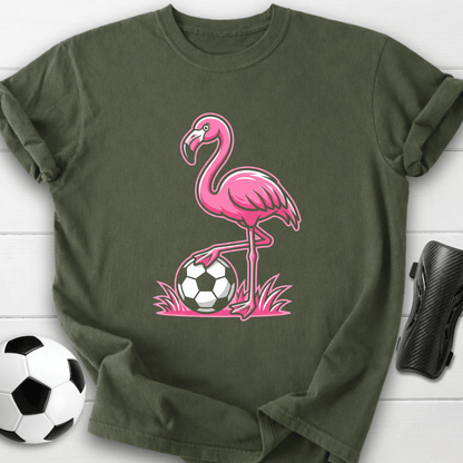 Flamingo Soccer T-Shirt