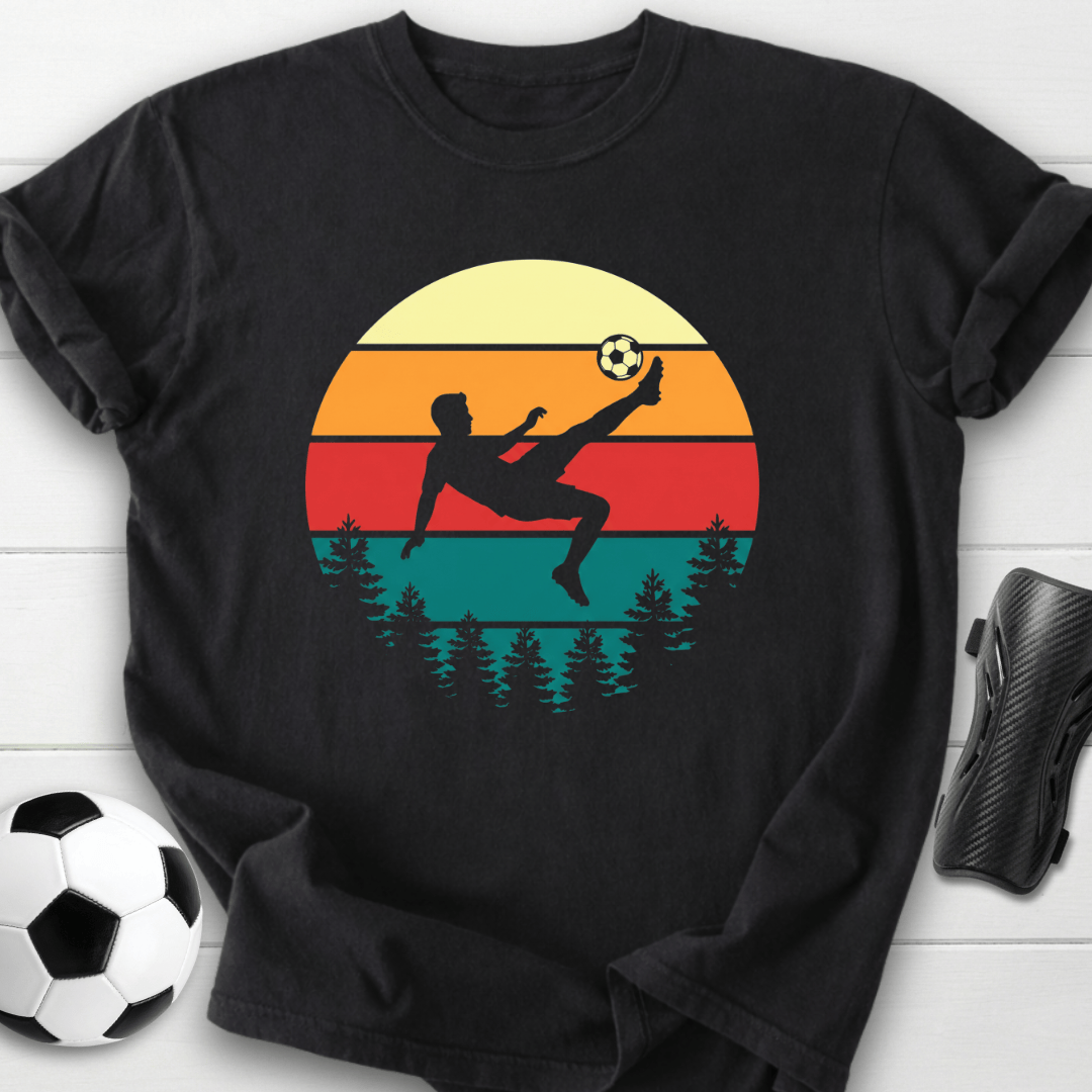 Retro Soccer Player T-Shirt