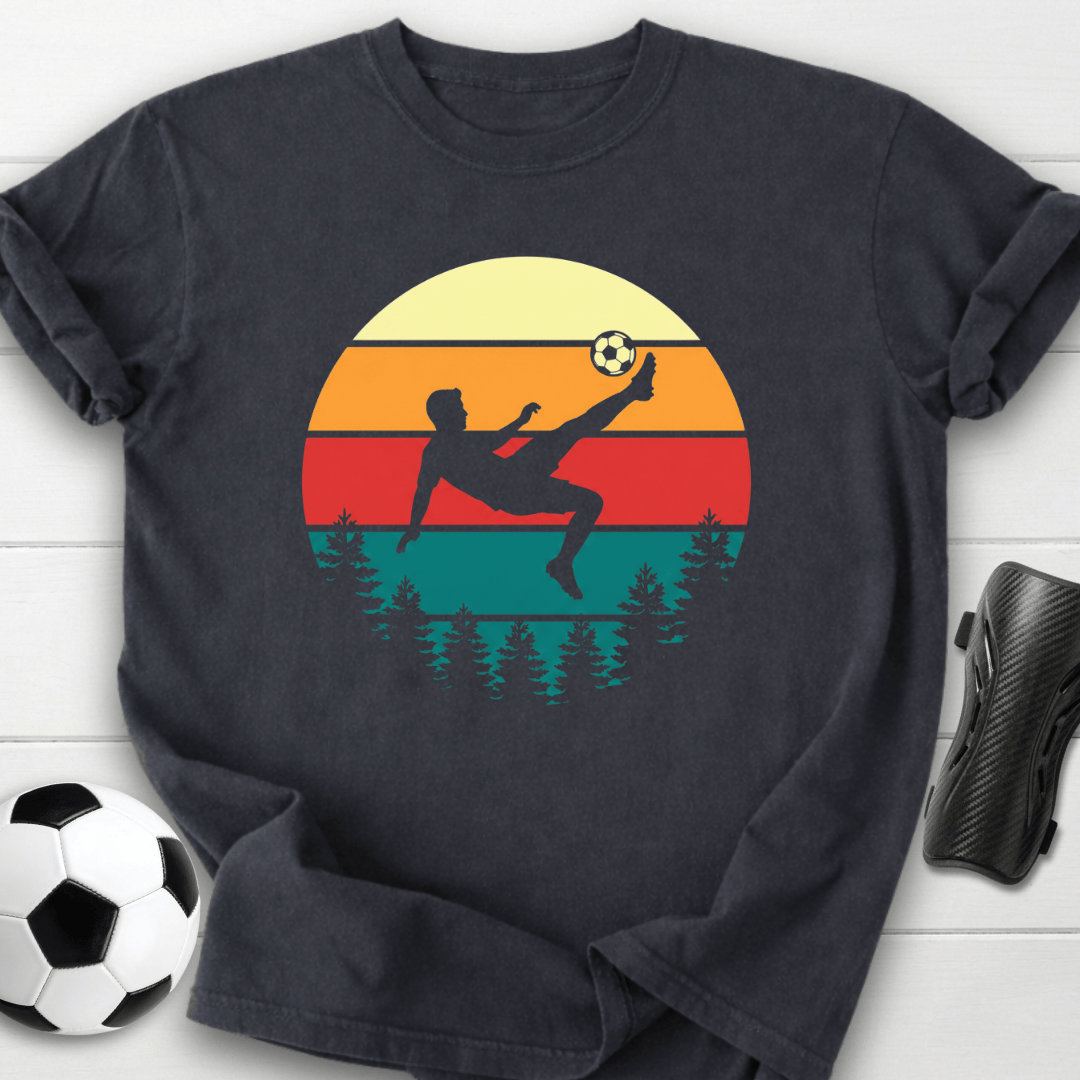Retro Soccer Player T-Shirt