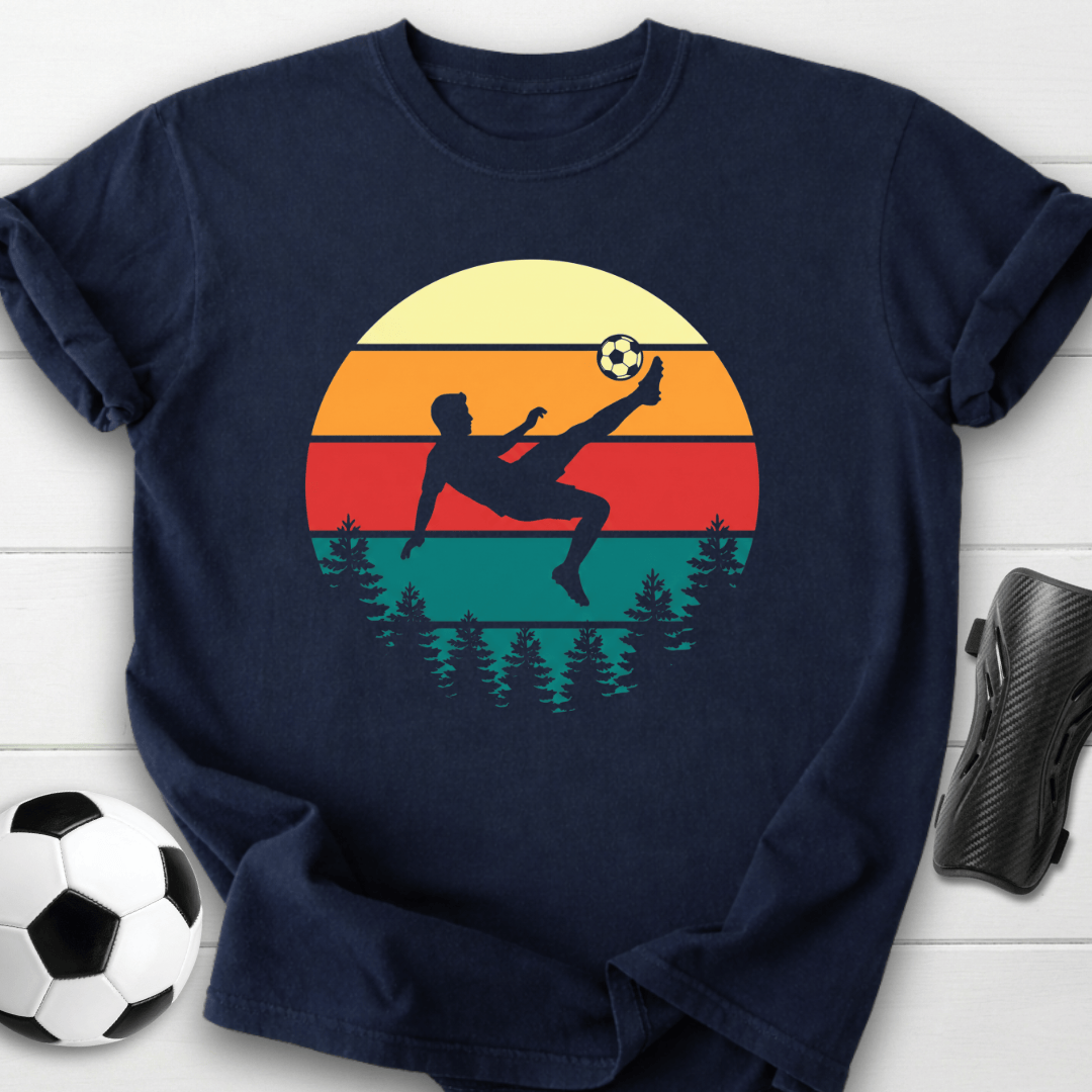 Retro Soccer Player T-Shirt