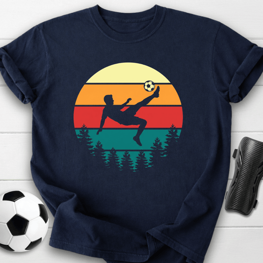Retro Soccer Player T-Shirt