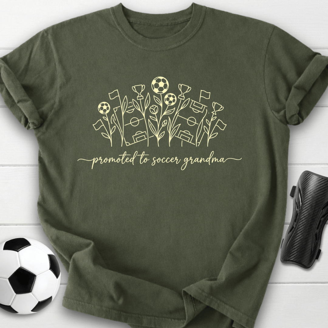 Promoted To Soccer Grandma T-Shirt