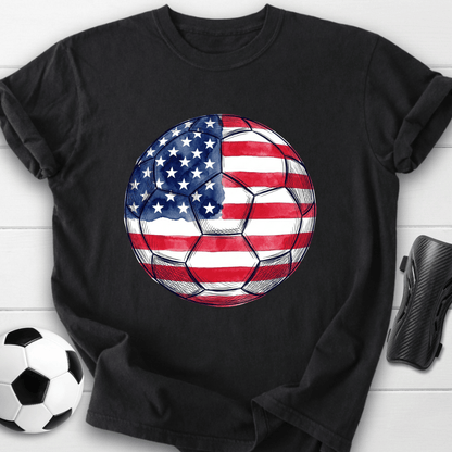 American Soccer Ball T-Shirt
