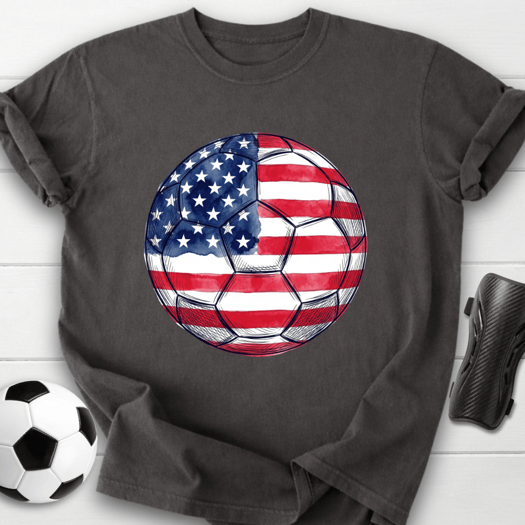 American Soccer Ball T-Shirt