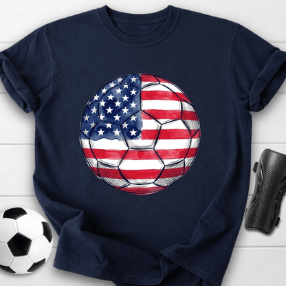 American Soccer Ball T-Shirt