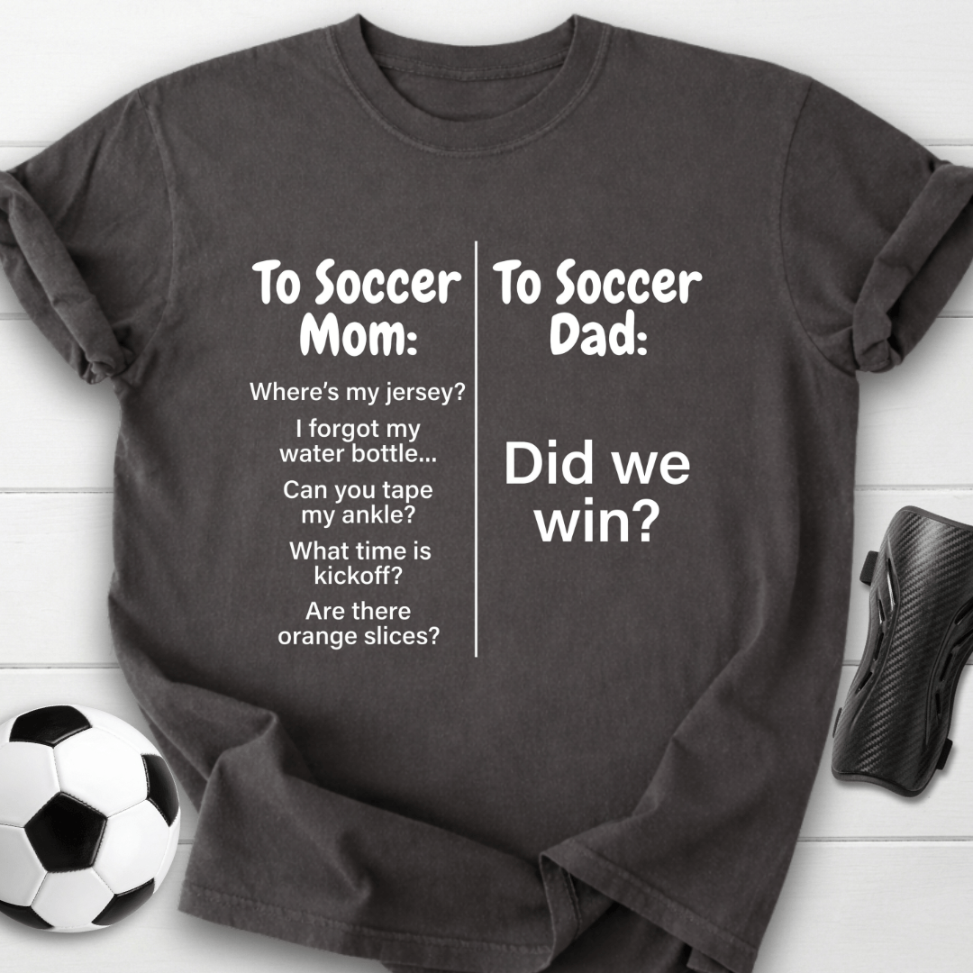 Soccer Mom Vs Dad T-Shirt