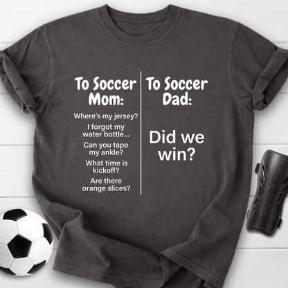 Soccer Mom Vs Dad T-Shirt