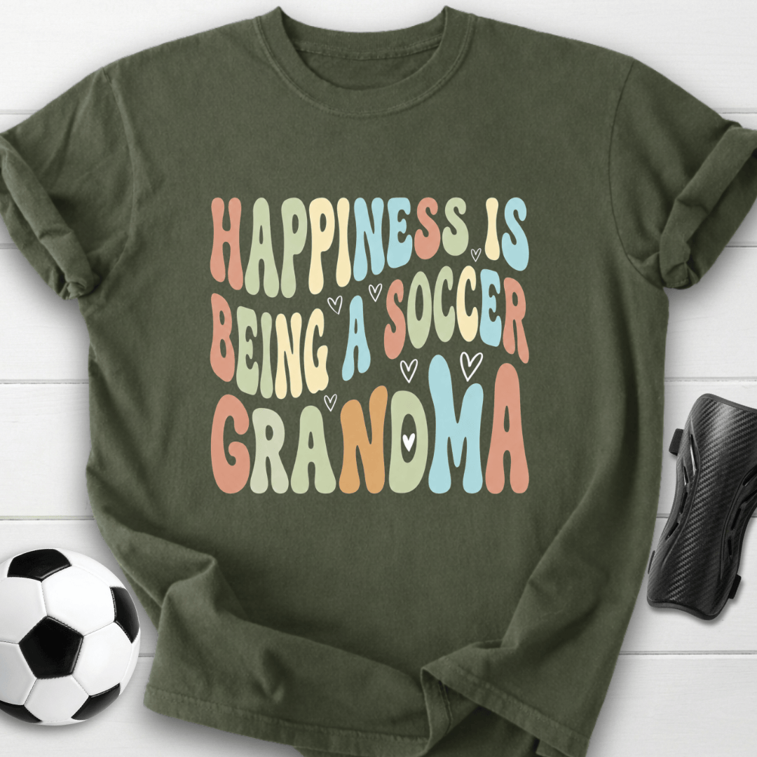 Happiness Is Soccer Grandma T-Shirt