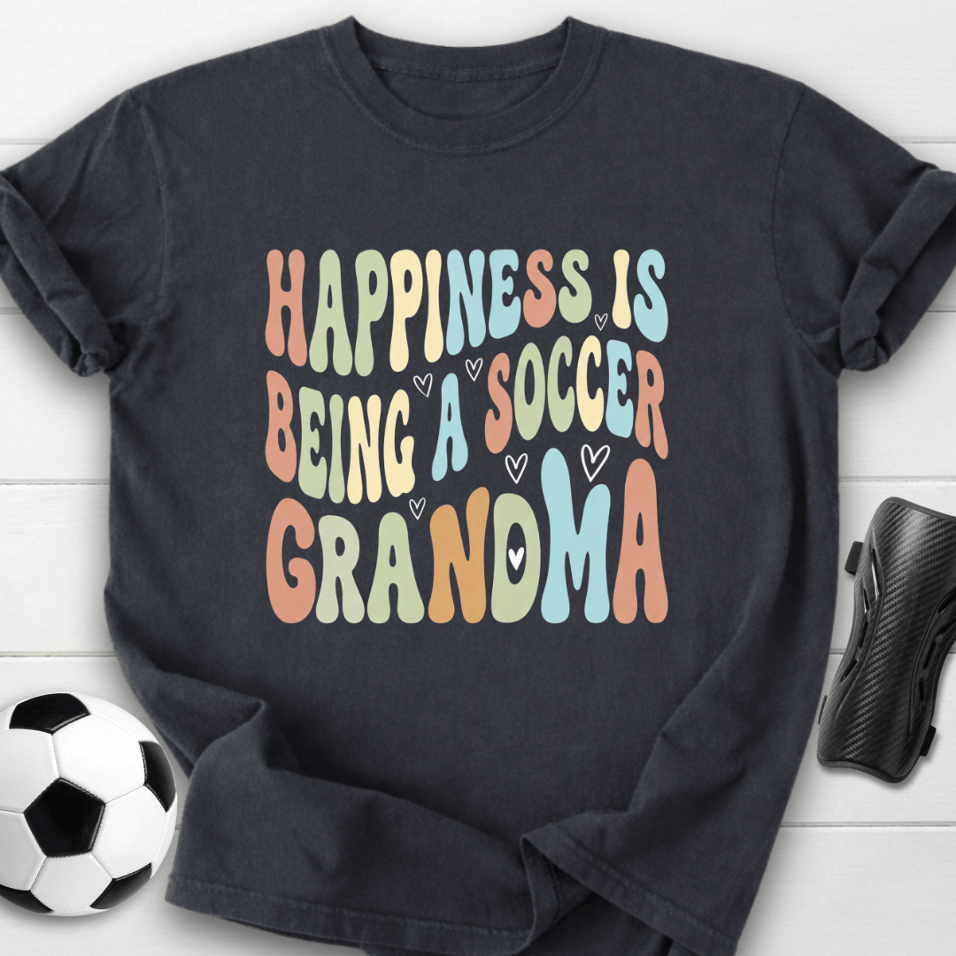 Happiness Is Soccer Grandma T-Shirt