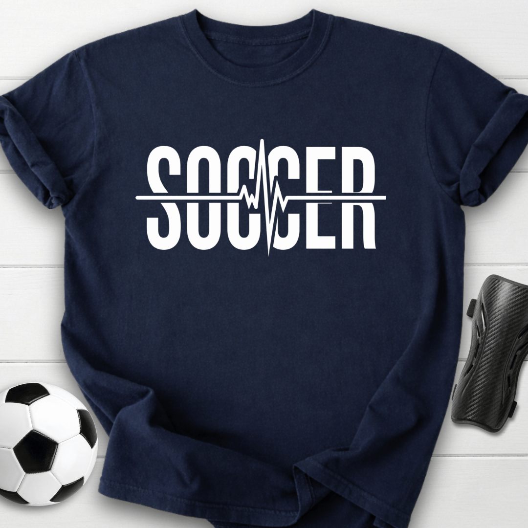 Soccer Heartbeat T-Shirt