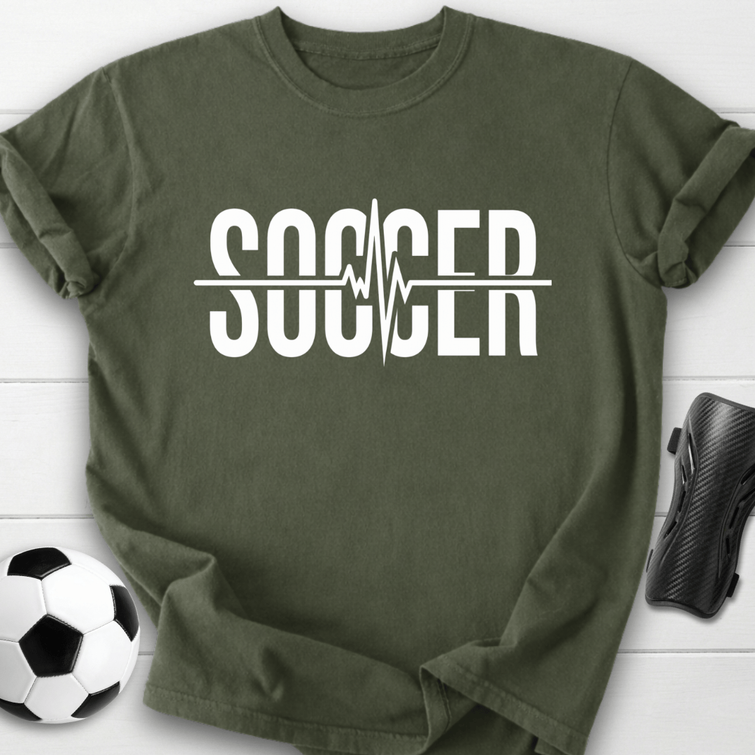 Soccer Heartbeat T-Shirt